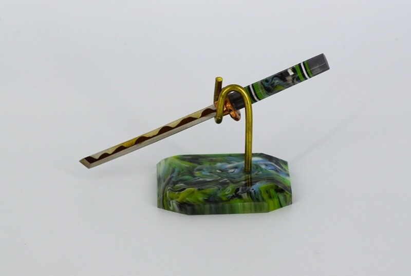 Fully Worked Sword with Stand #14