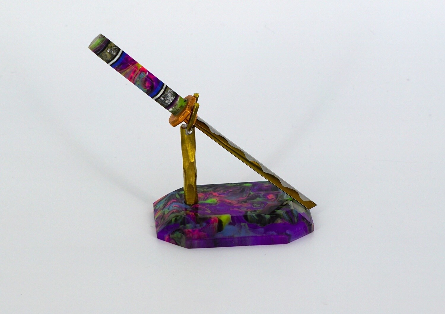 Fully Worked Sword with Stand #13