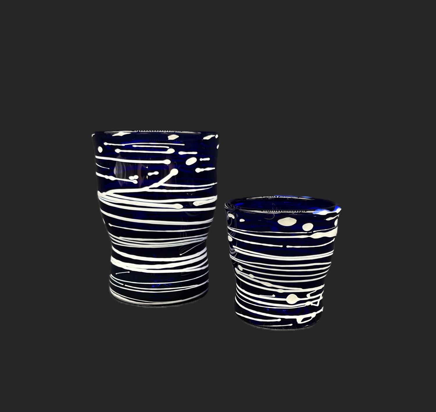 Blue &amp; White Cup Set