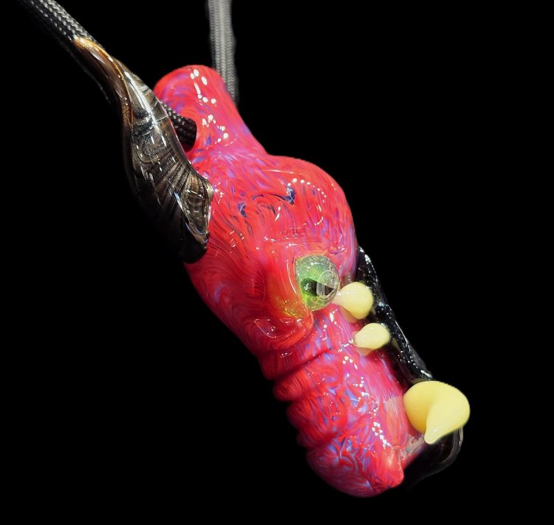 Murrine Work Side View Dragon #1