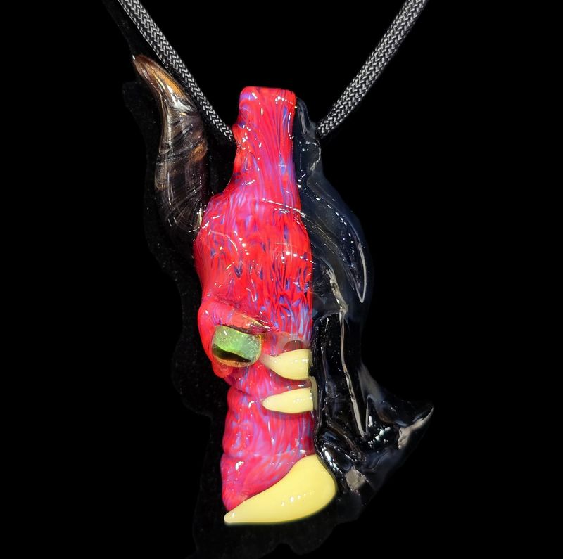 Murrine Work Side View Dragon #1