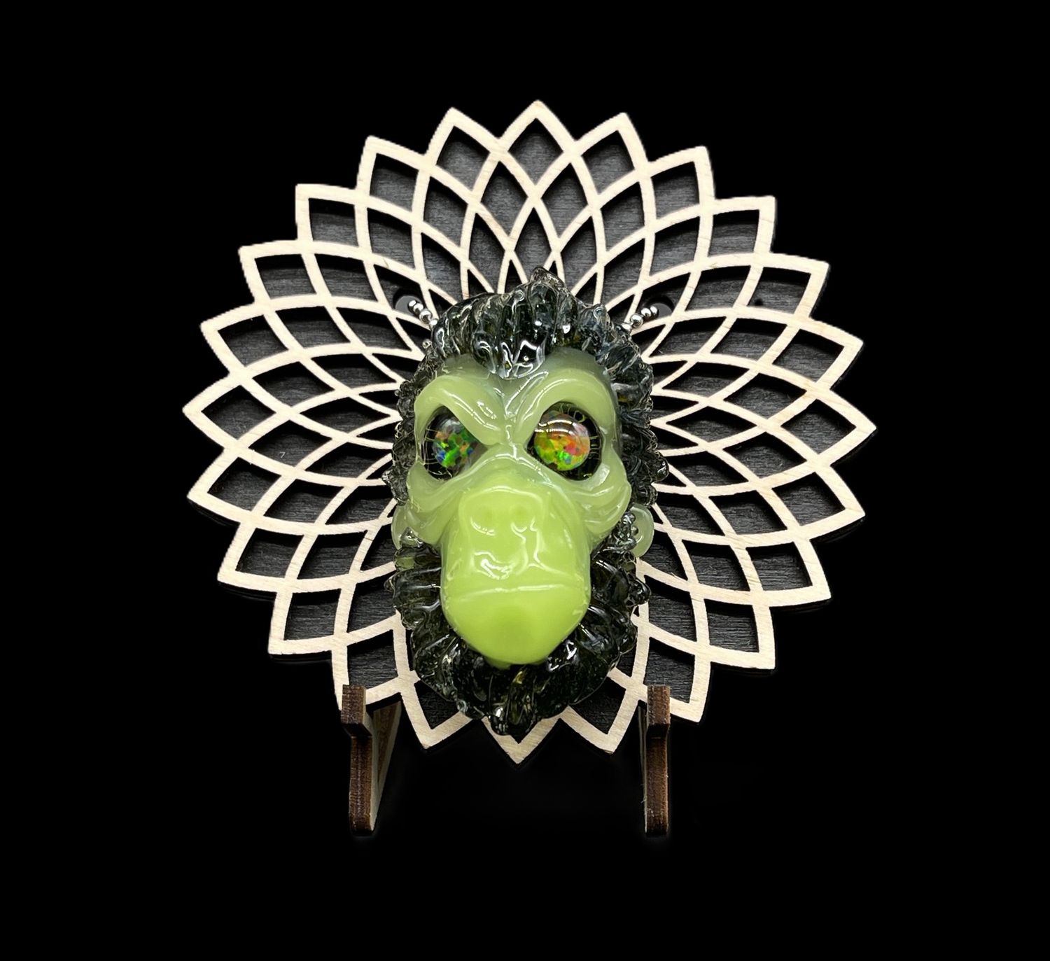 Green Dichro Opal Eye Wook