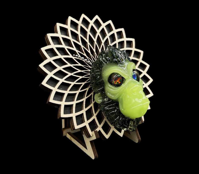Green Dichro Opal Eye Wook