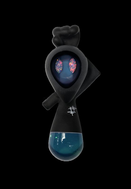 Double Opal &#39;HIT&#39; Pendant