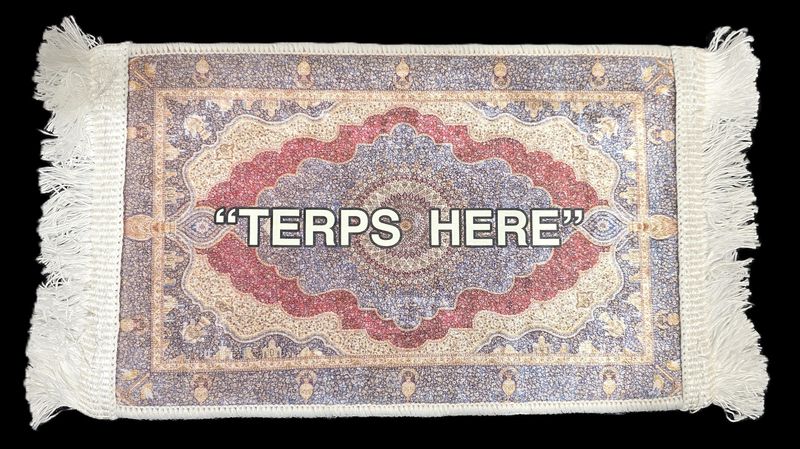"Terps Here" Rug w/ Moodmat