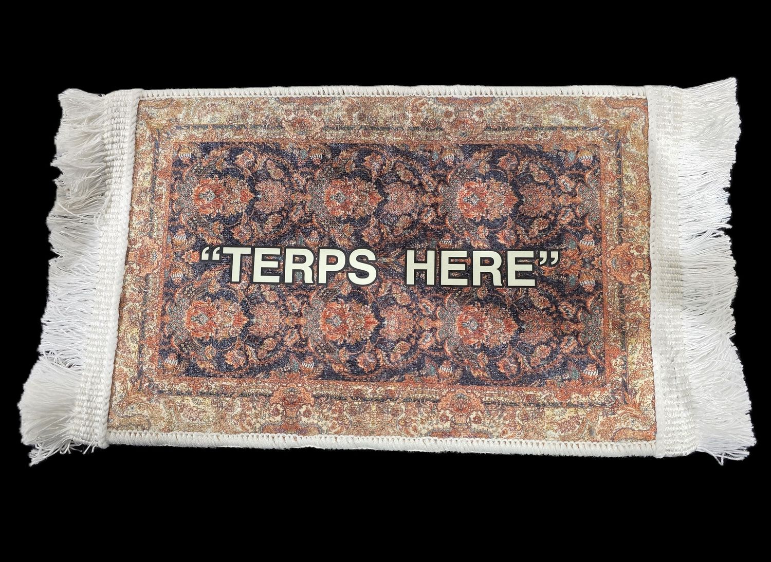 &quot;Terps Here&quot; Rug w/ Moodmat, Design: Design #1