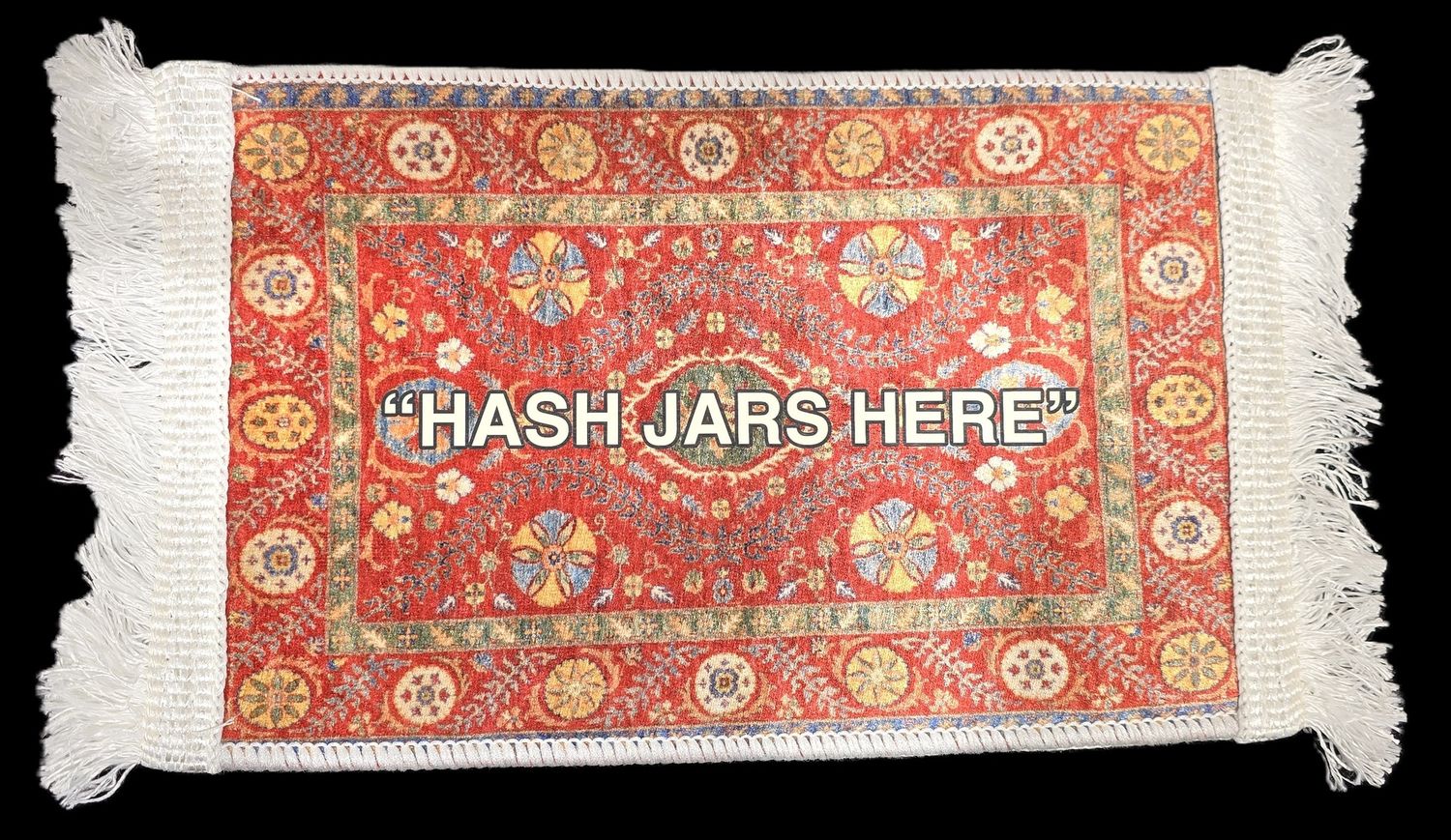&quot;Hash Jar Here&quot; Rug w/ Moodmat, Design: Design #1