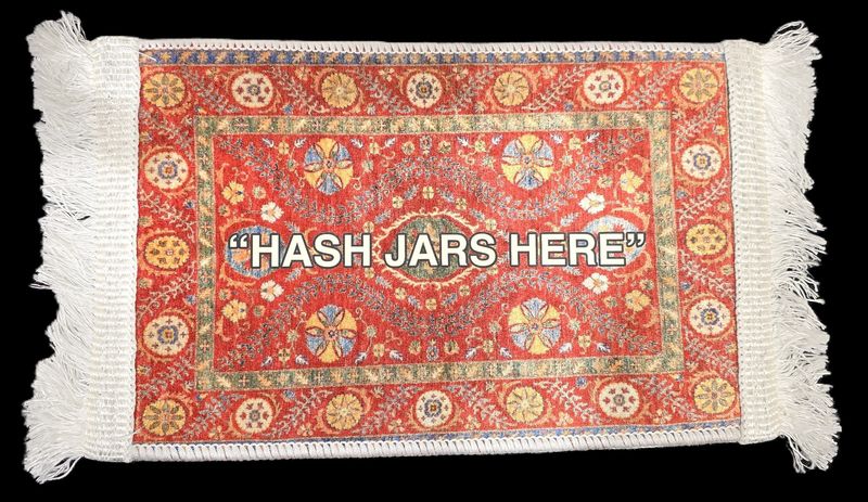 &quot;Hash Jar Here&quot; Rug w/ Moodmat