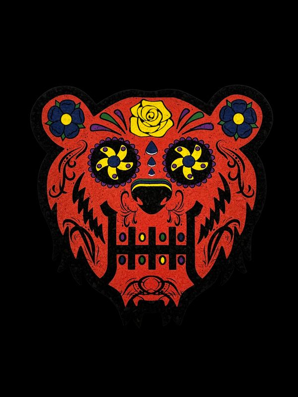 Bear Candy Red Mood Mat