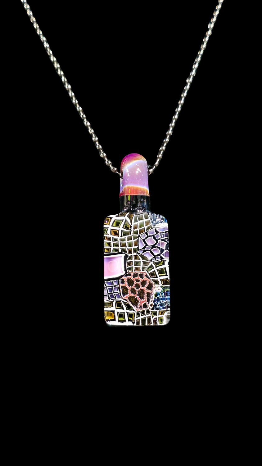 Fume Murrine Tablet Pendant