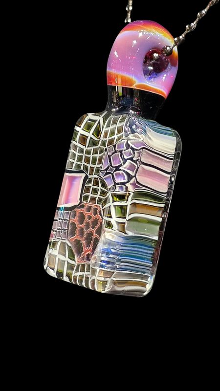 Fume Murrine Tablet Pendant