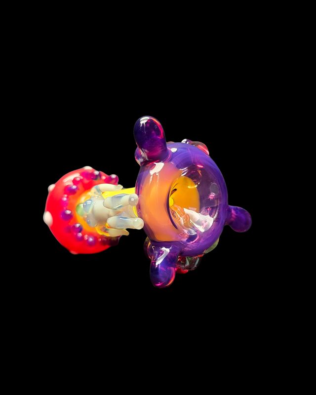 Mushroom Chillum Yellow &amp; Red