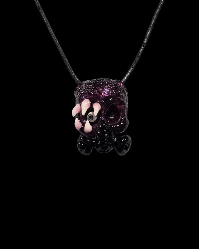 Salt x Ghost Skull Pendant