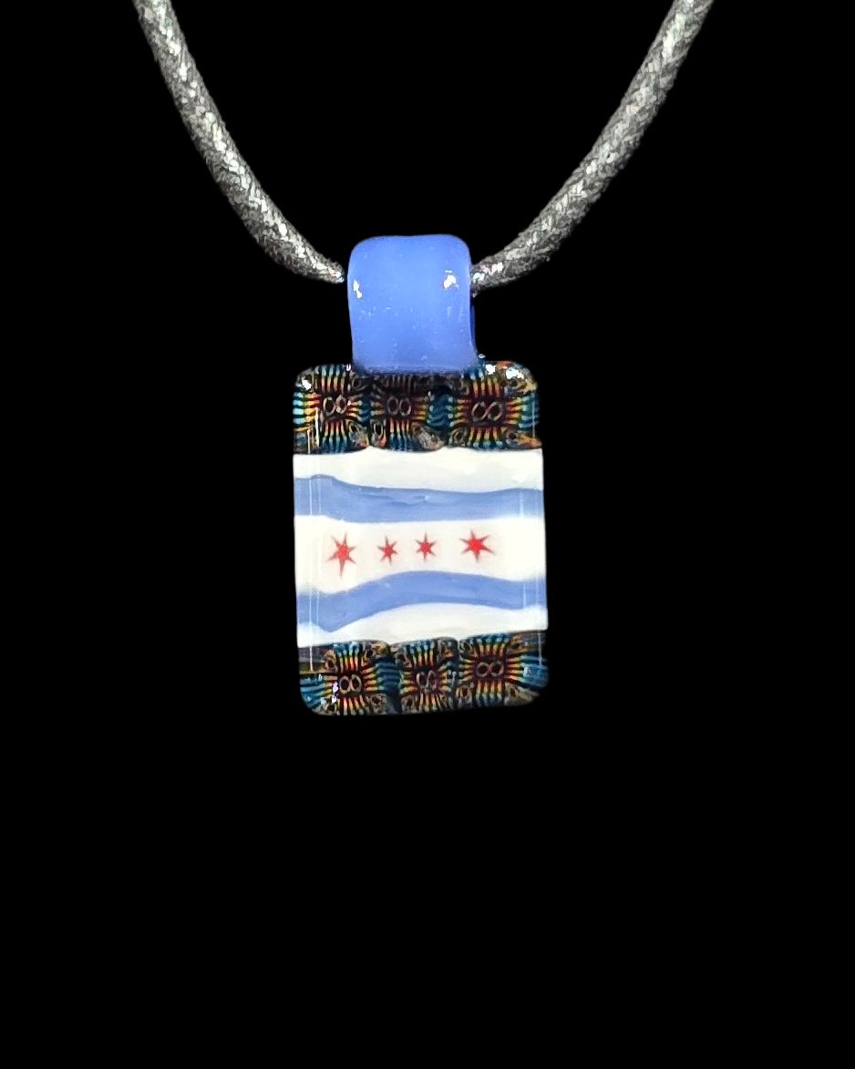 Mini Chicago Flag Tile #4