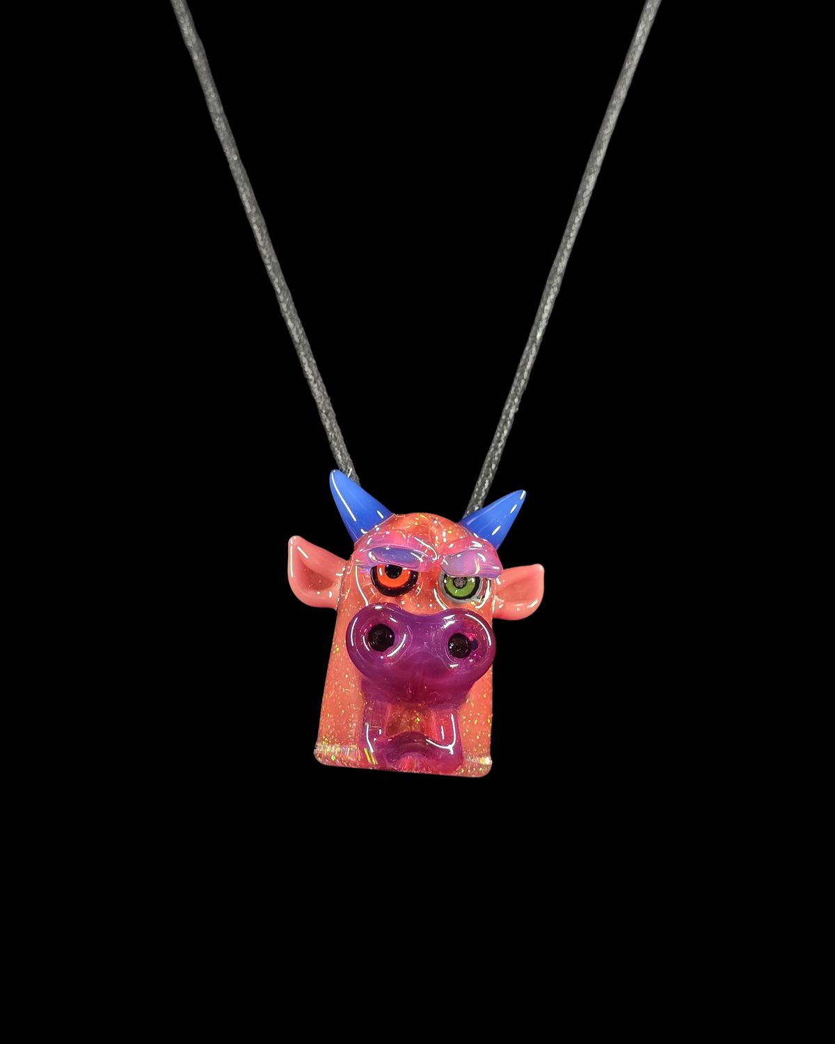 Opal Cow Pendant