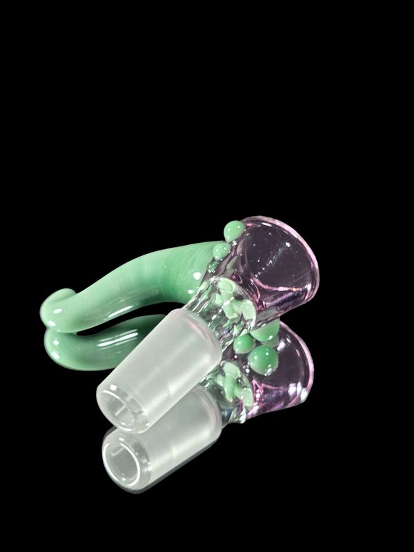 Rose Quartz &amp; Mint 4-hole Slide 14mm