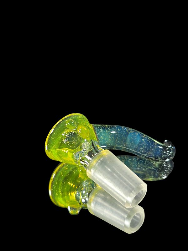 Lemon Drop &amp; Winter Green 4-hole Slide 14mm