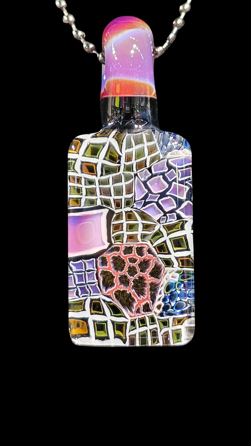 Fume Murrine Tablet Pendant