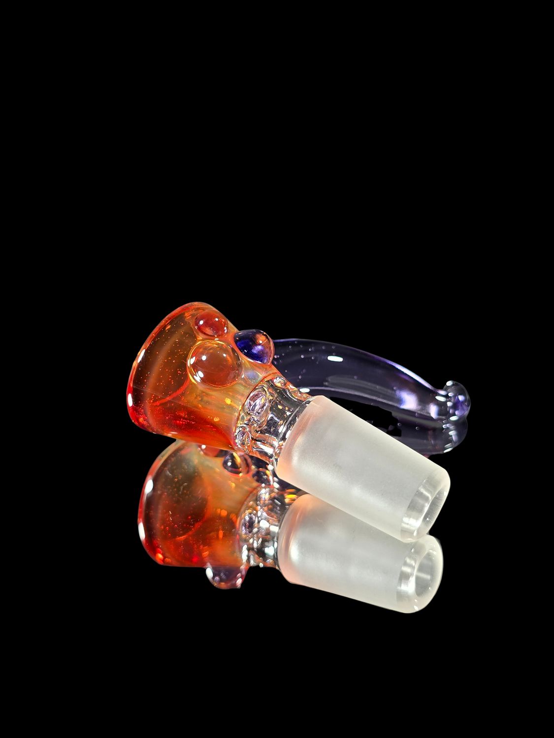 Orange Elvis &amp; Purple Rain 4-hole Slide 14mm