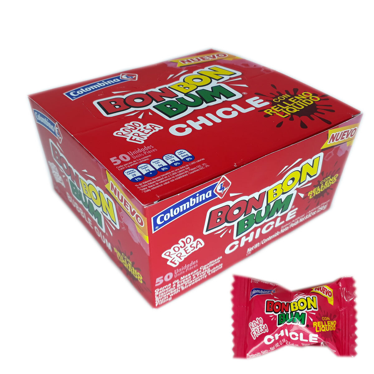 Bon bon chicle *50 unds