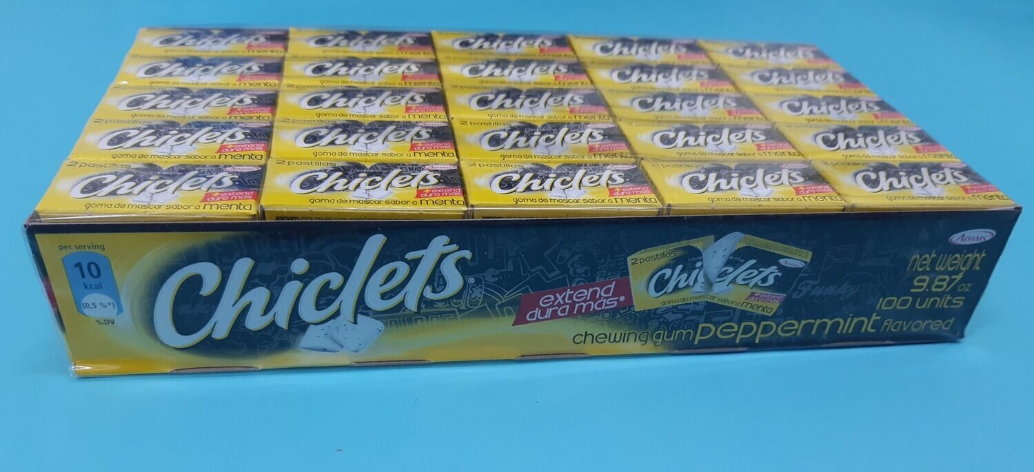 Chicle adans cajx100unids