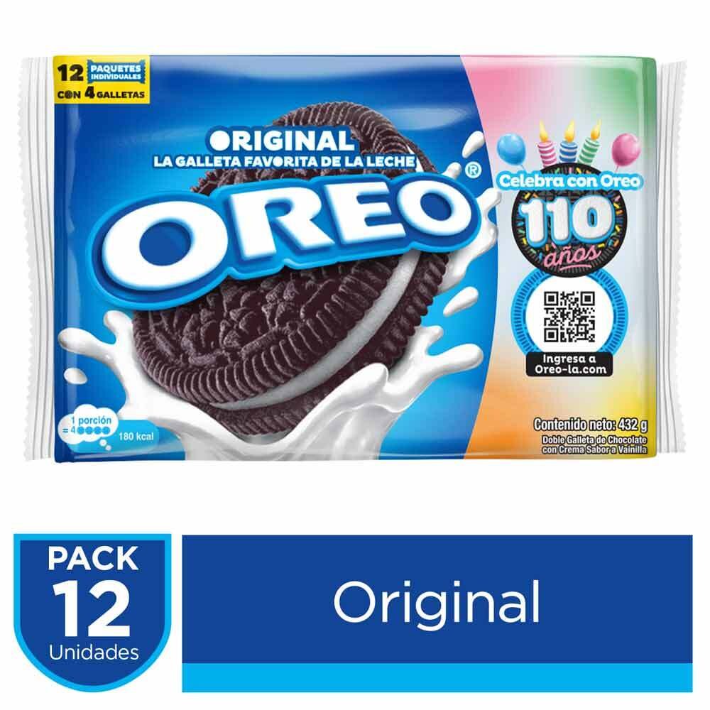 Galleta oreo*4 paquete*12 unds