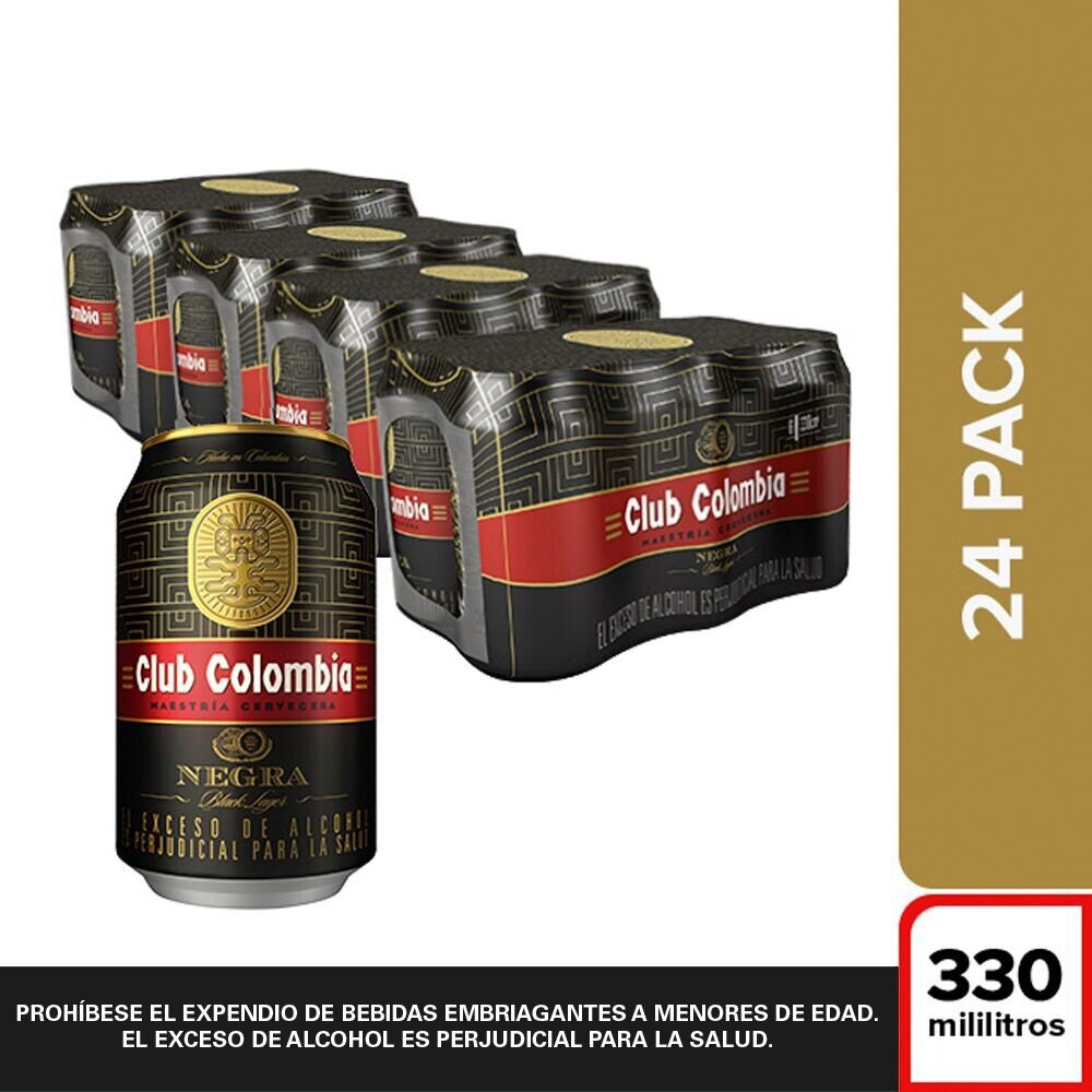 Club colbia negra lata pakx24u