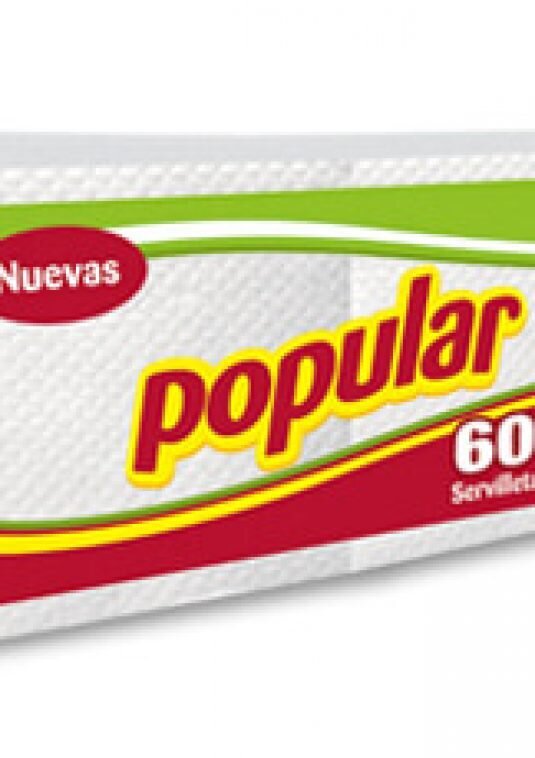 Servilleta popular caj*18uni