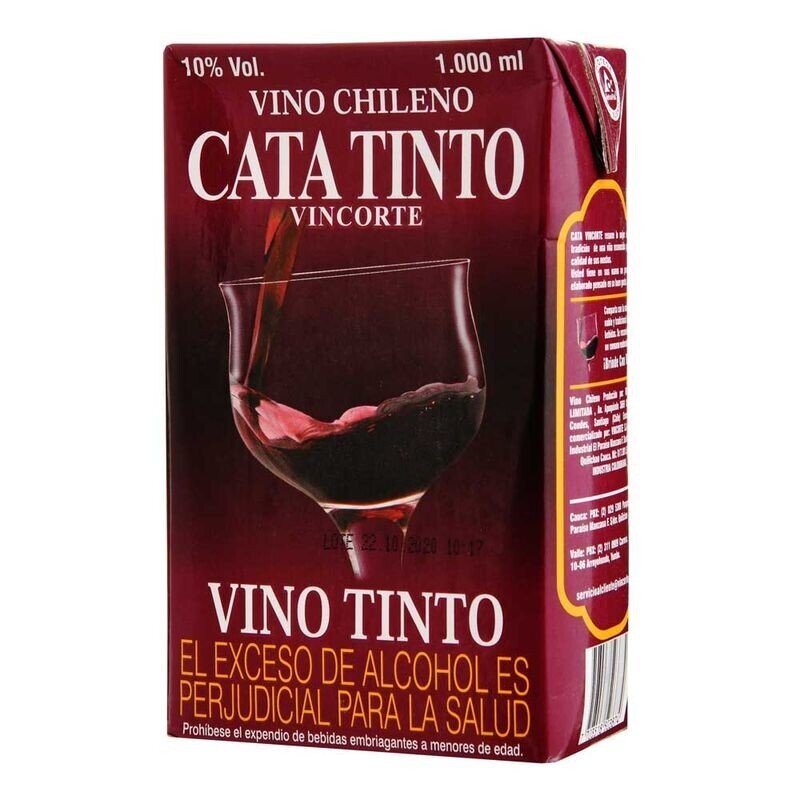Cata tinto litro caj*12 unds