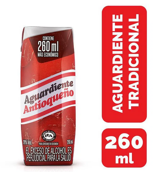 Antioqueno rojo 260ml*12unds