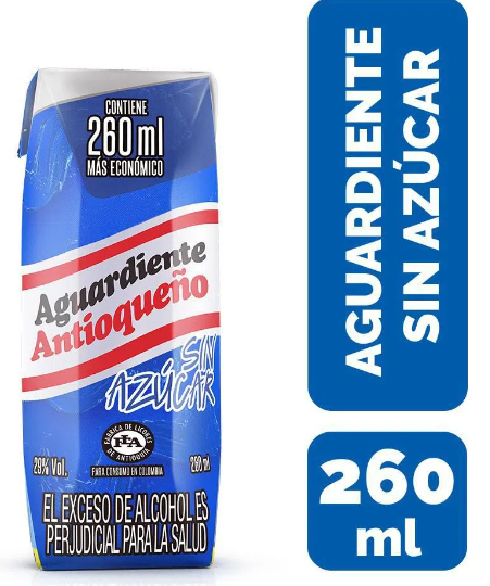 Antioqueno sin/az 260ml