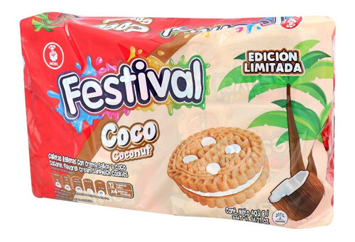 Galleta coco pat 12 unds