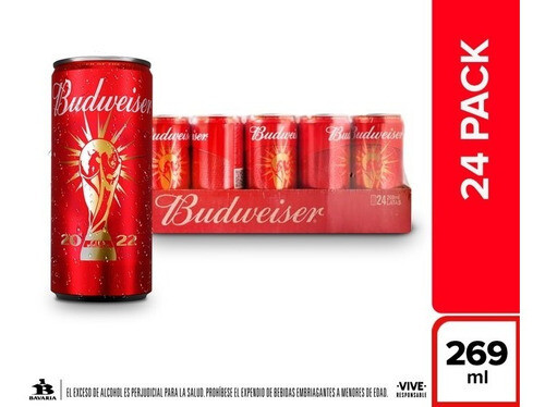 Cerve budweiser lat269 pak*24u