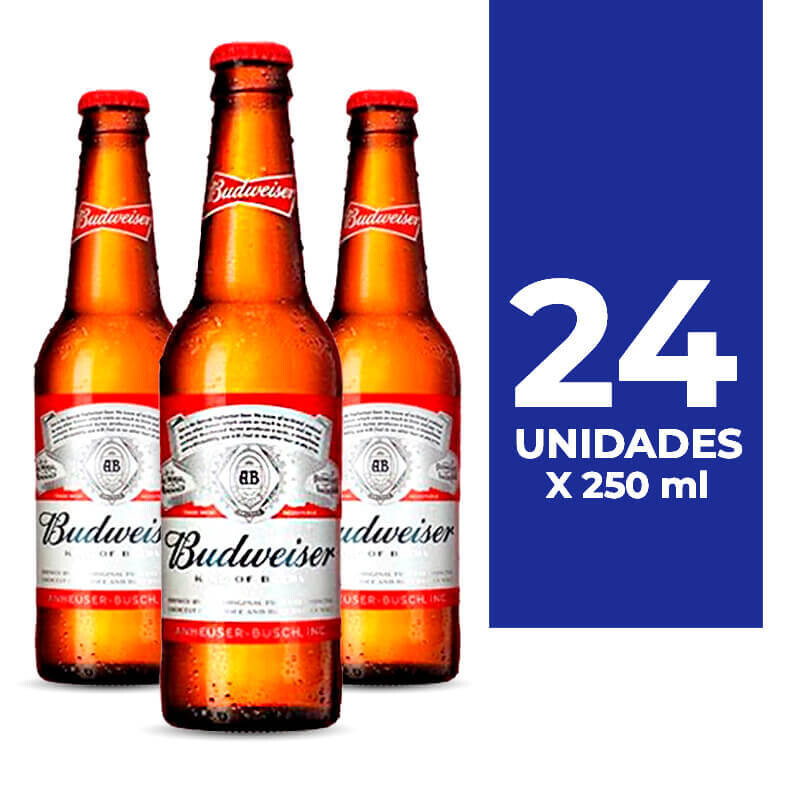 Budwerser 250bt*24 unds