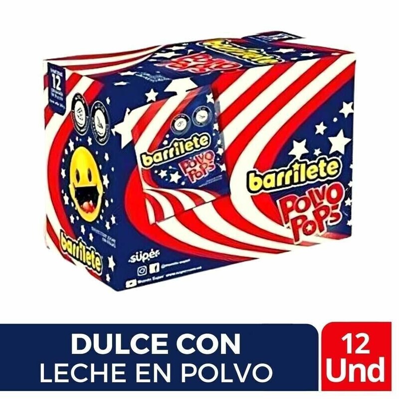 Barrilete polvo *12 unds