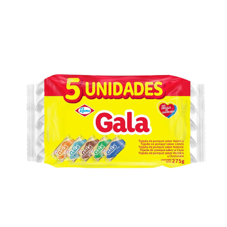 Gala paq *5 unds