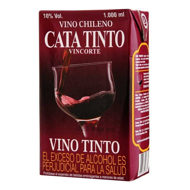 Cata tinto litro caj*12 unds