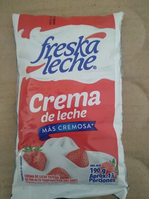 Crema de leche 190gr