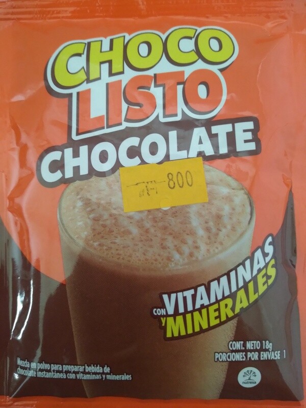 Chocolisto 18gr