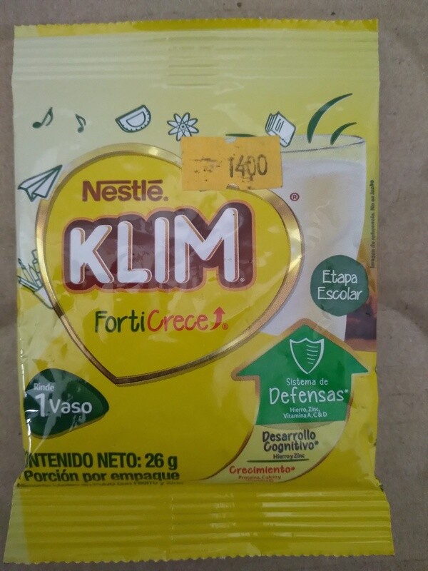 Leche klim 26gr