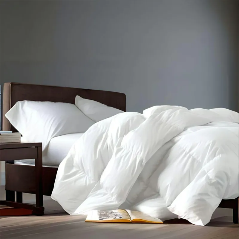 Lightweight Duvet Insert quilted box &amp; double-needle stitching, Machine washable