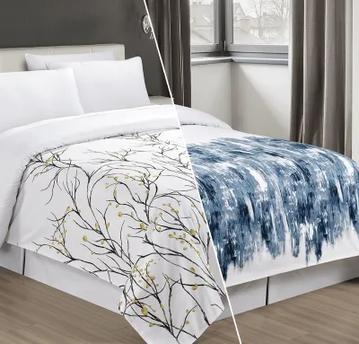 Contemporary urban abstract designs 100% polyester fade-resistant