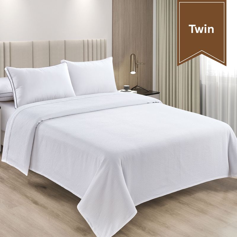 Crinkle Soft Seer Sucker Twin 68 x 96