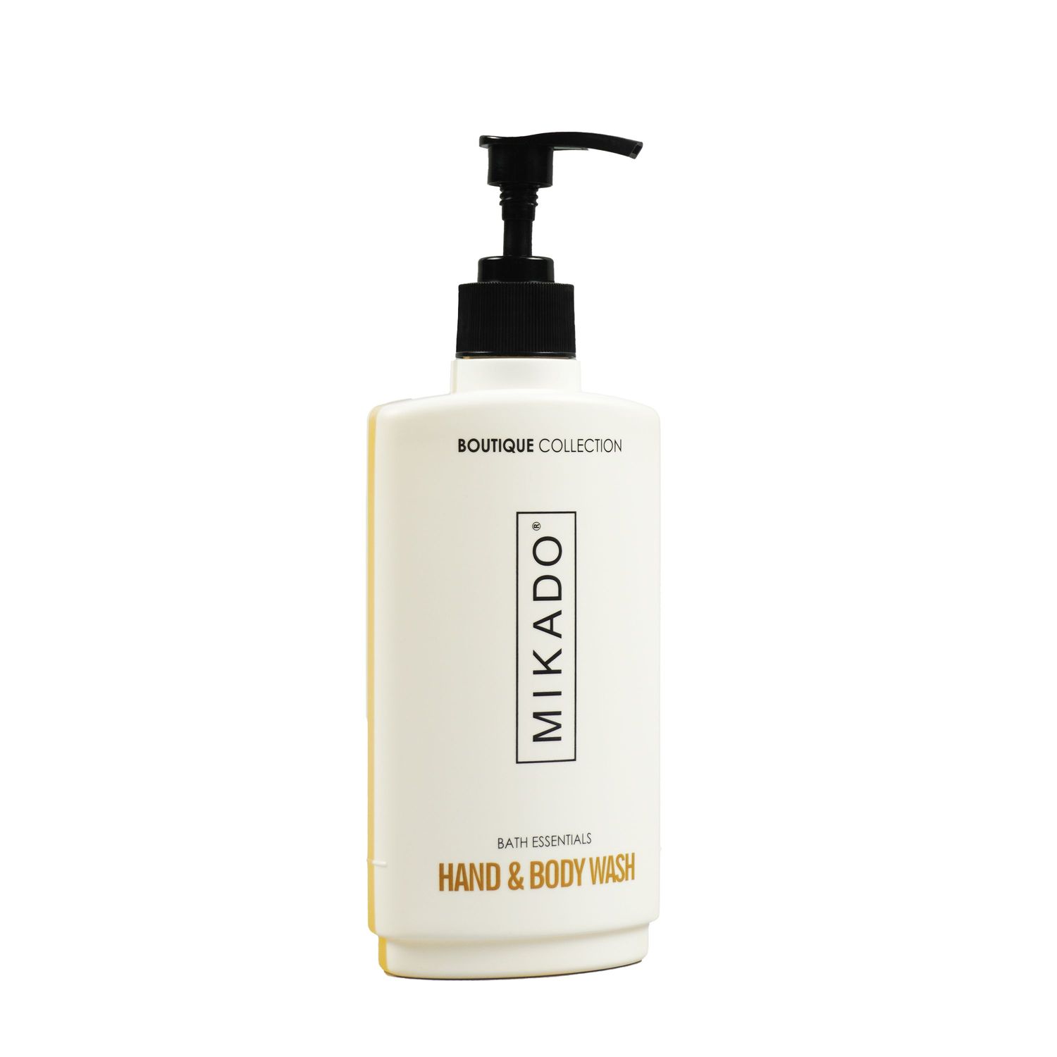 HAND &amp; BODY WASH 360ML White Refillable 20 Pcs / Case PUMP BOTTLE