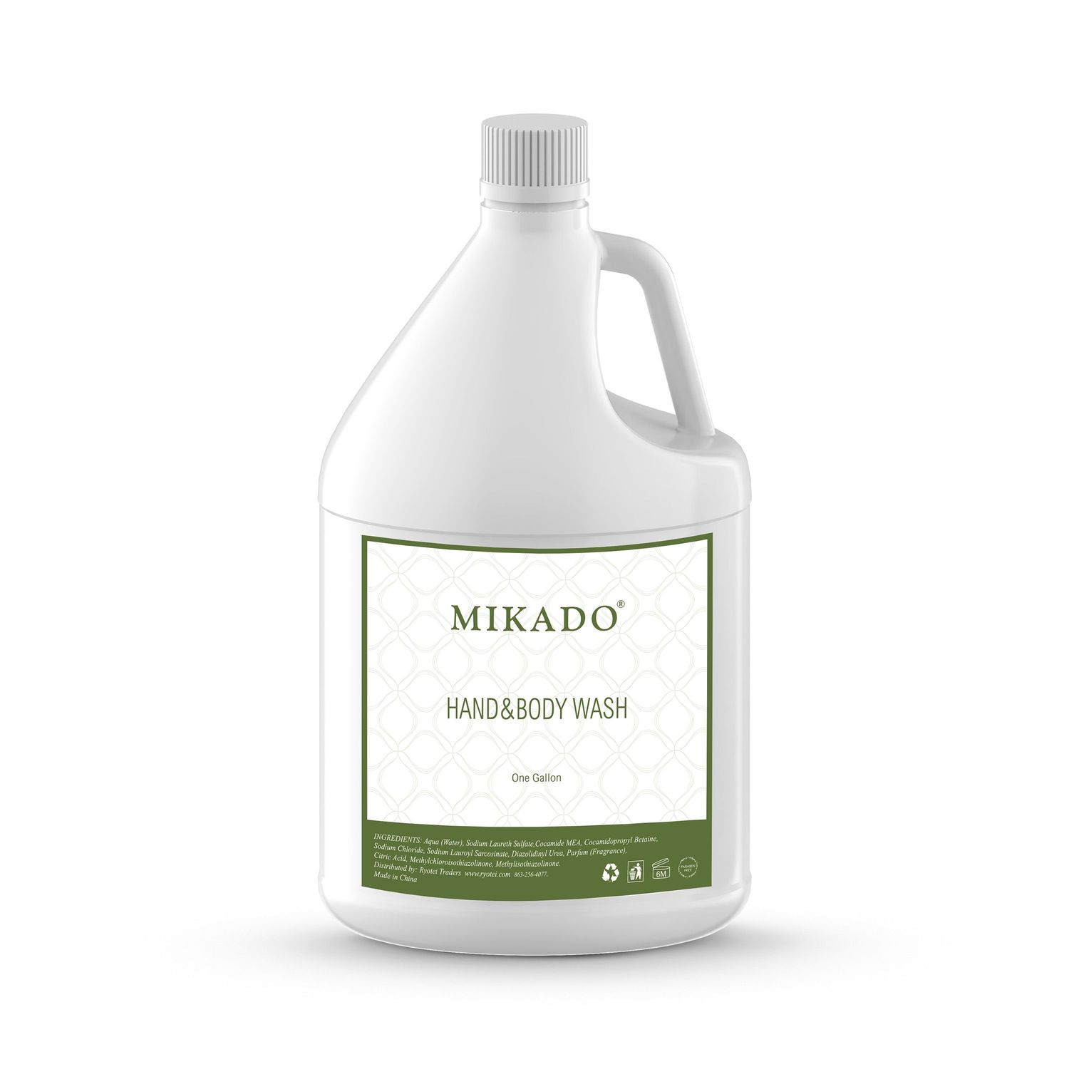 Mikado Hand &amp; Body Wash Bulk Liquid | 3.8L | 4 bottles/Case