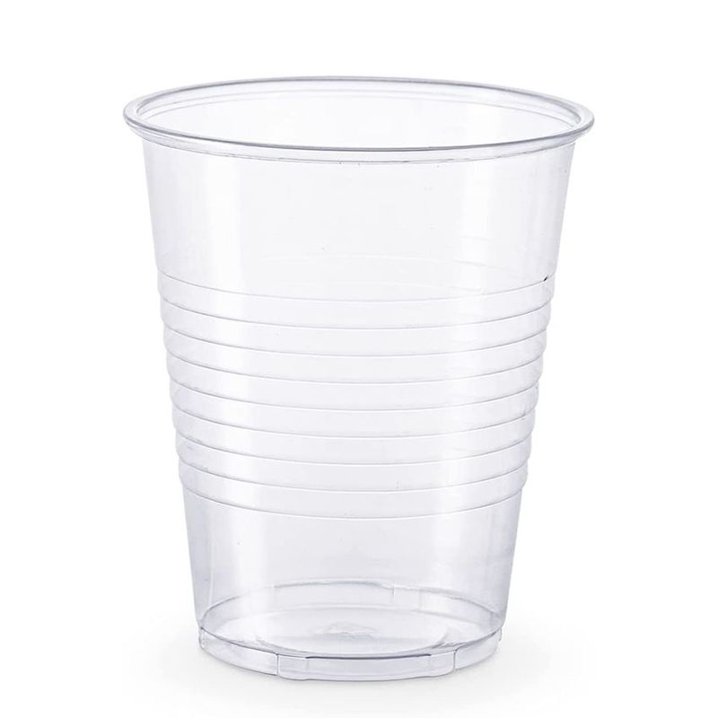 Individually Wrapped Clear Disposable Plastic Cold Cups 1000/Case