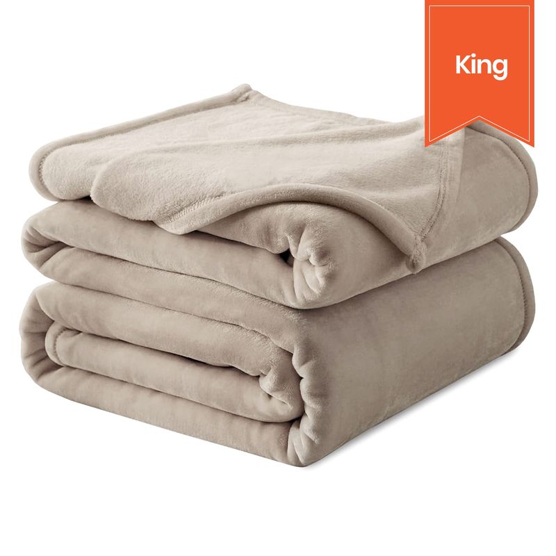 Ryotei Micro Fleece Soft Blanket 108x90 King