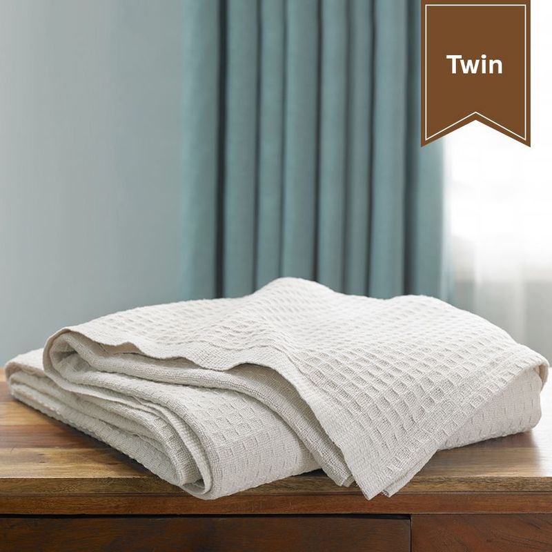 Cotton Waffle Thermal Blanket 66 x 90 Twin