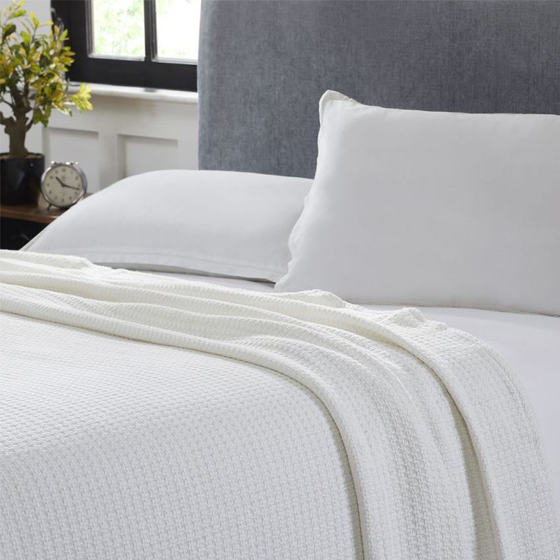 Cotton Waffle Thermal Blanket 80x90 Full