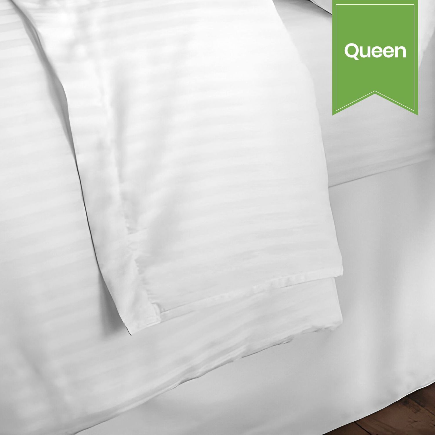 Ryotei T-250 Sateen Stripe Duvet Cover 94 x 99 Queen